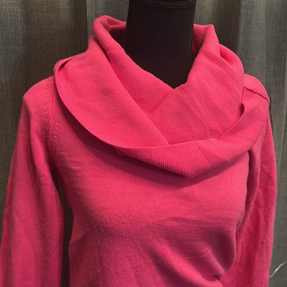 Pink French Connection Cowl Neck Sweater - Picture 2 of 4